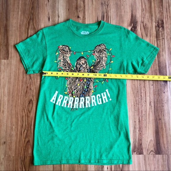 NEW FIFTH SUN STAR WARS Chewbacca Shirt Small Green Men’s UNISEX NWOT - Picture 4 of 12